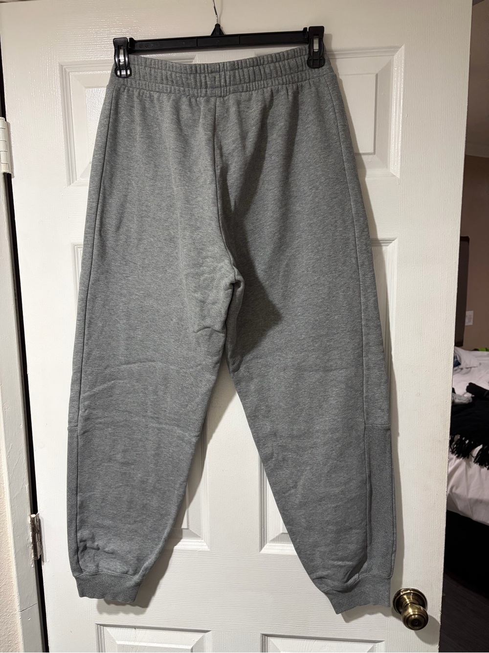 Puma Kids Gray Fleece Joggers with Logo